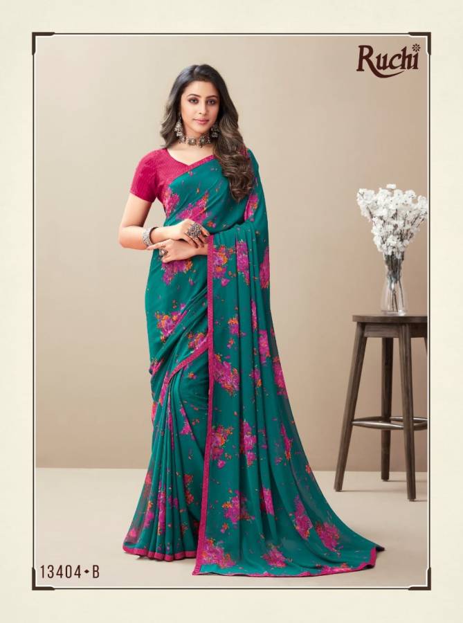 Ruchi Guldasta Nimaya 10th Edition Georgette Ethnic Wear Designer Saree Collection